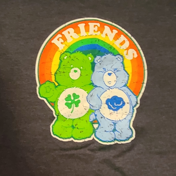 Vintage Good Luck and Grumy Care Bear Shirt Gently Used Great Condition - Picture 4 of 4